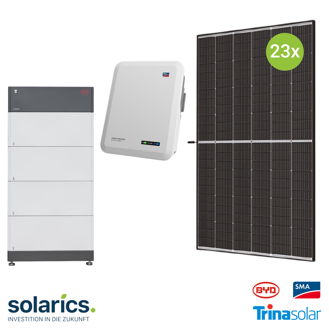 SMA Solar-Komplettpaket mit Speicher 10kWp