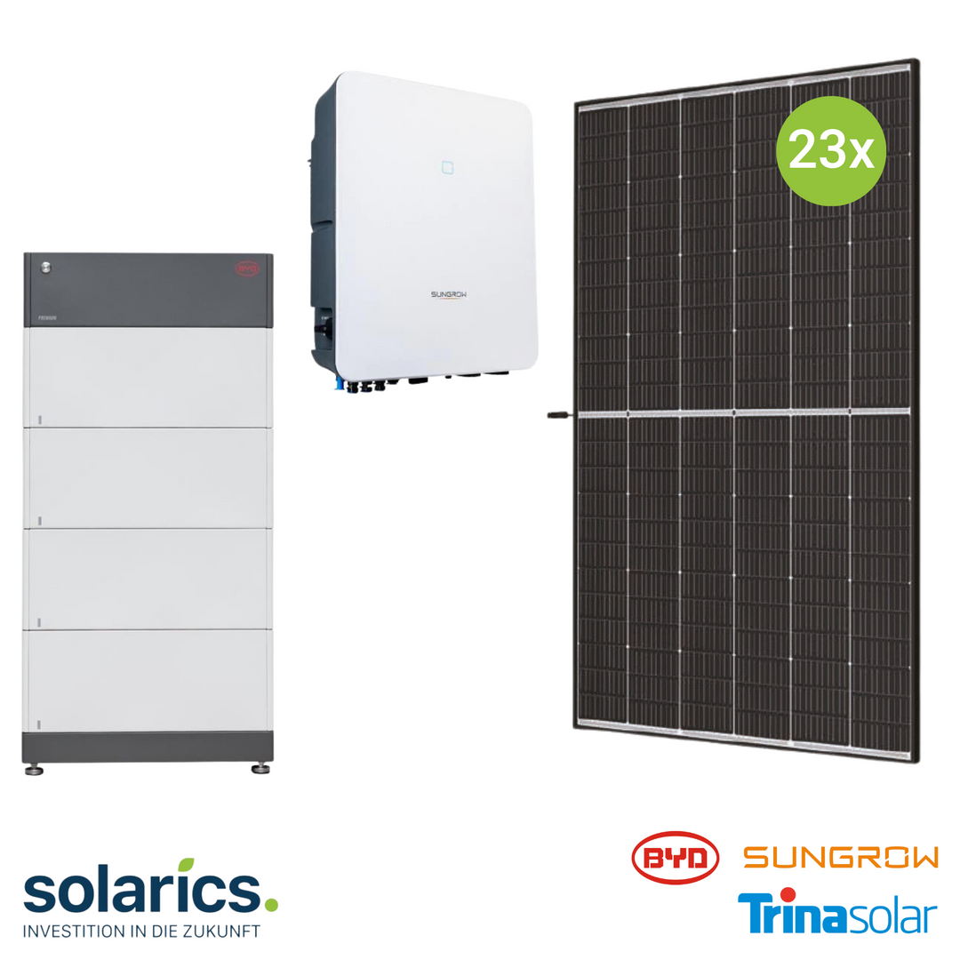 10kWp SUNGROW Solar-Komplettpaket mit Speicher