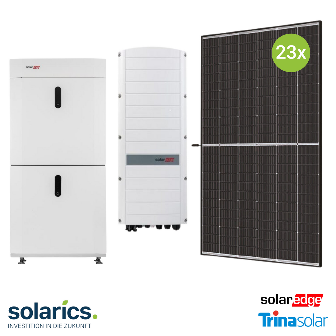10kWp SolarEdge Solar-Komplettpaket mit Speicher