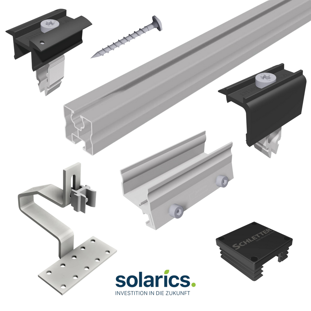 Komplettes-Montageset von Solarics für Standard-Ziegeldächer, geeignet für 10KW Solar/PV/Photovoltaik-Anlage
