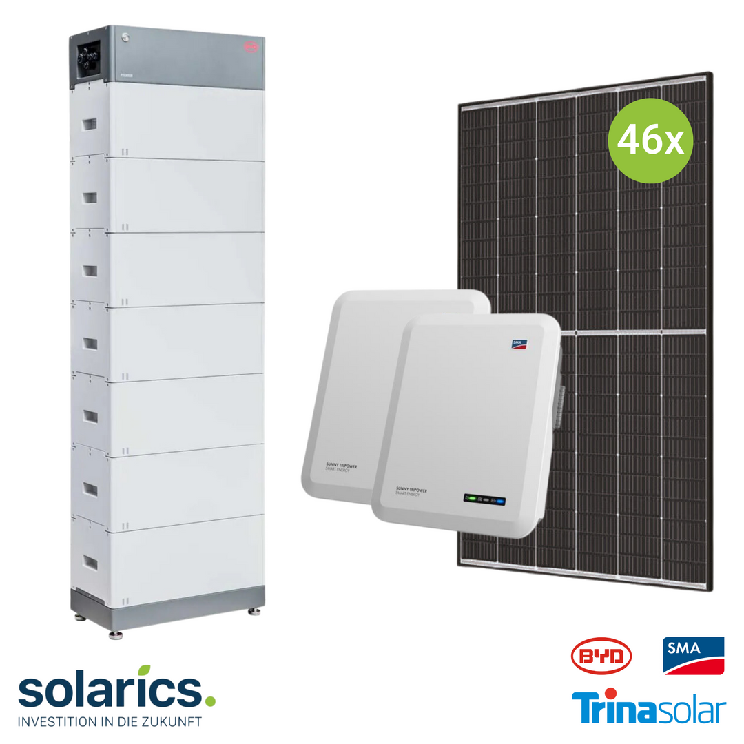 20kWp SMA Solar-Komplettpaket mit Speicher