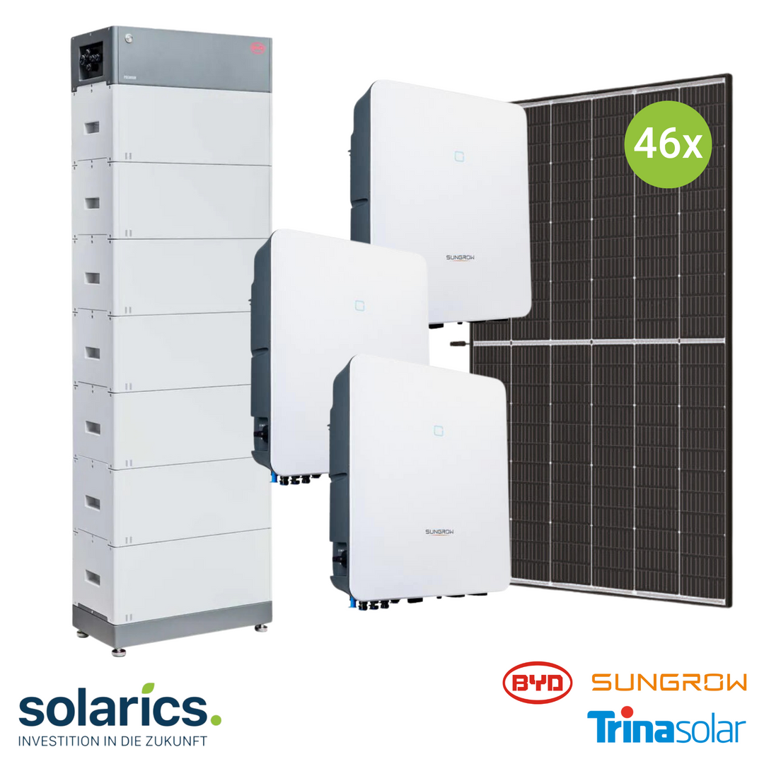 20kWp SUNGROW Solar-Komplettpaket mit Speicher