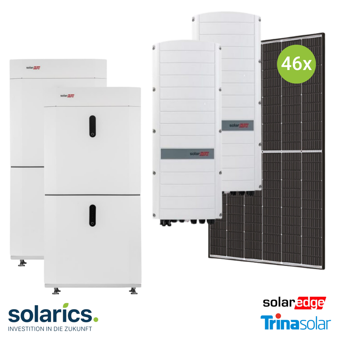 20kWp SolarEdge Solar-Komplettpaket mit Speicher