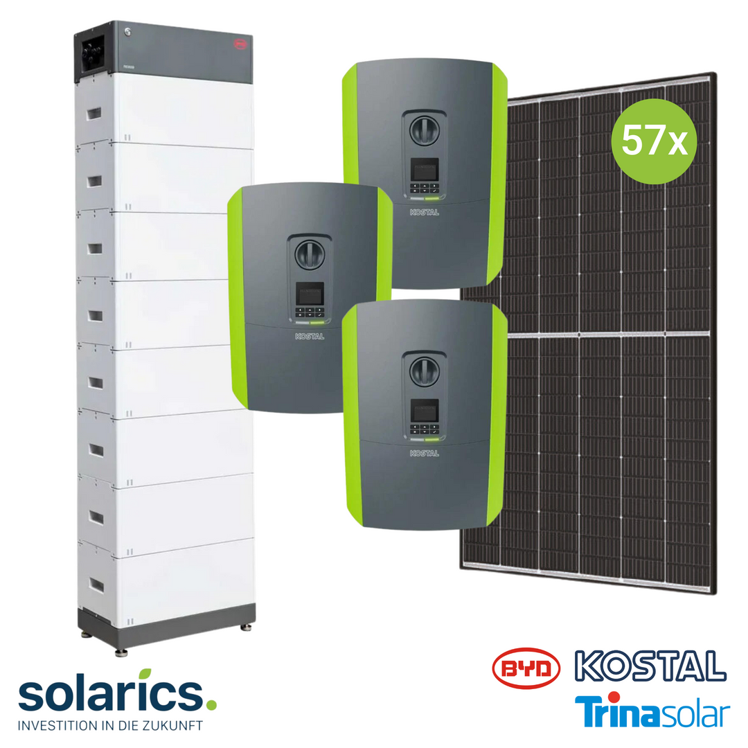 25kWp KOSTAL Solar-Komplettpaket mit Speicher