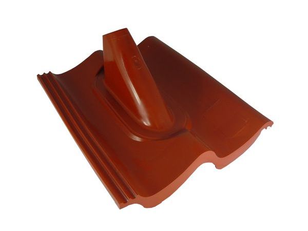 TELEVES Deutschland Kunststoffziegel KSZ60DR Frankfurter Doppel S rot -Art. X2138