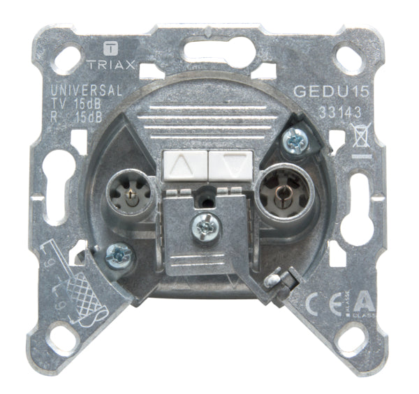 TRIAX Durchgangsdose GEDU 15 2-loch -Art. 306212