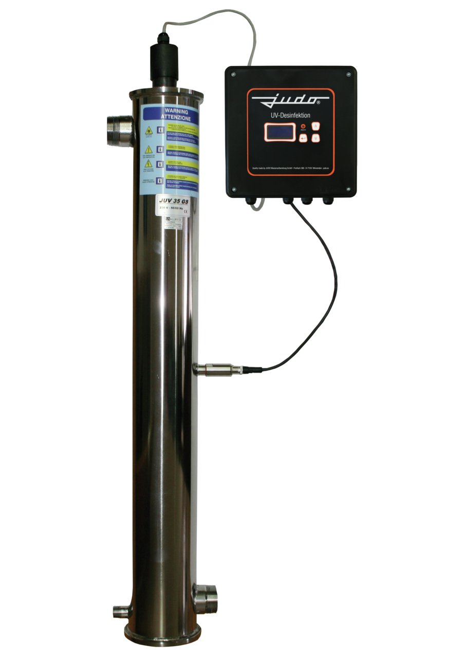 JUDO JUV 200 GS UV-Entkeimungsanlage JUV 200 GS, Durchfluss max. 20 m³/h, Rohranschluss 2" AG