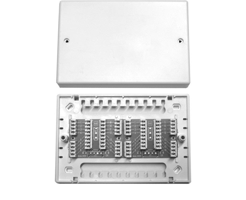 ABI-Sicherheitssysteme 16 DA-Schneid-Klemm-Verteiler, weiß - Art. 662616-W