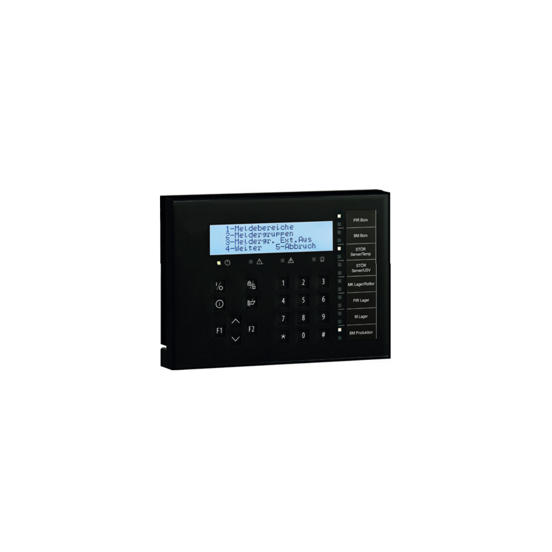 ABI Sicherheitssysteme LCD-/LED-Bedienteil BC 85-E - AP-Ausführung, Gehäuse schwarz/schwarz - Art. 14856034