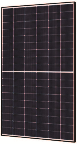 AEG Solarmodul AS-M1082Z-H(M10)-400 Mono Half Cut 400 Wp Schwarzer Rahmen