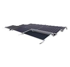 AeroCompact CompactFlat SN 2 Klemmsystem für kurze Modulseiten mit Multikomponentenschienen