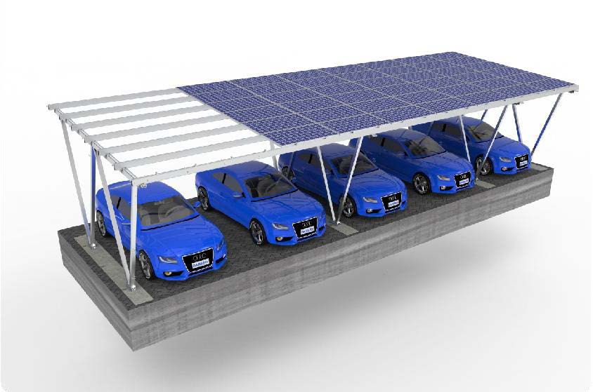 Aluminum Solar Carport System Aluminum Solar Carport System - Art. 9526