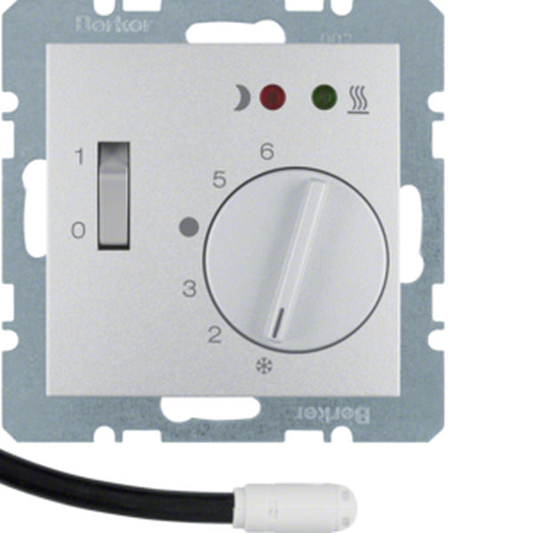Berker Fussbodentemperaturregler 20341404 alu