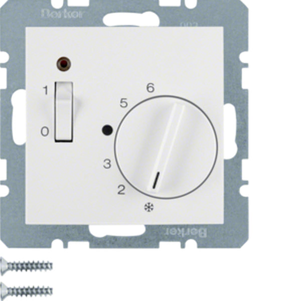 Berker Raumtemperaturregler 20311909 polarweiss matt