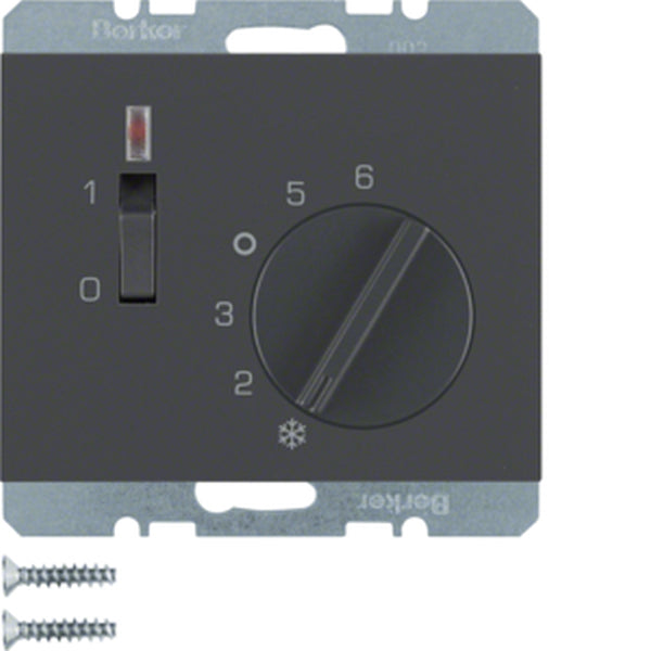 Berker Raumtemperaturregler 20317106 anthrazit matt