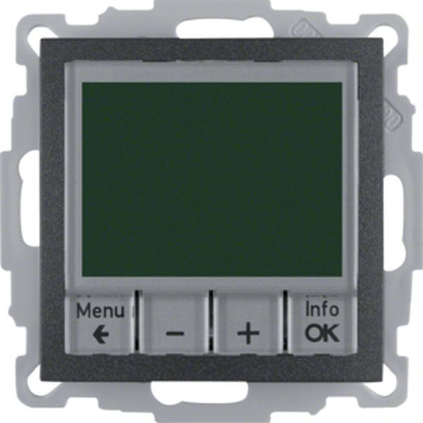 Berker Raumtemperaturregler 20441606 anthrazit matt