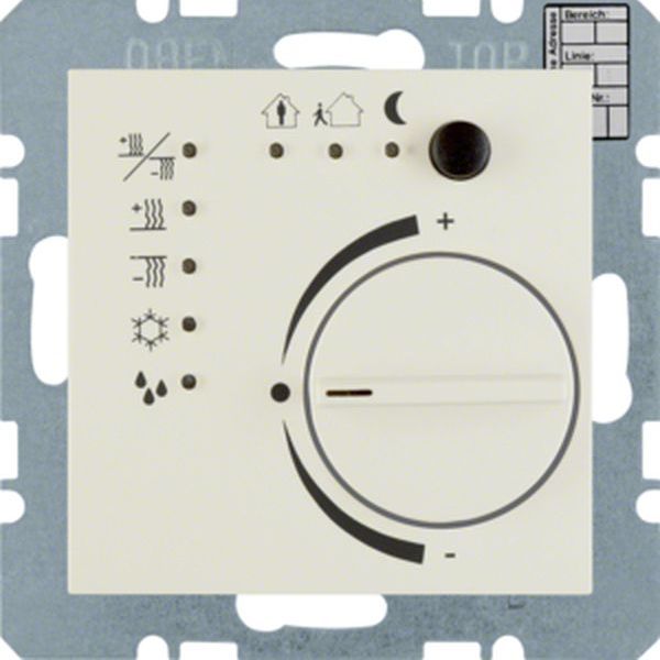 Berker Raumtemperaturregler 75441152 weiss glänzend