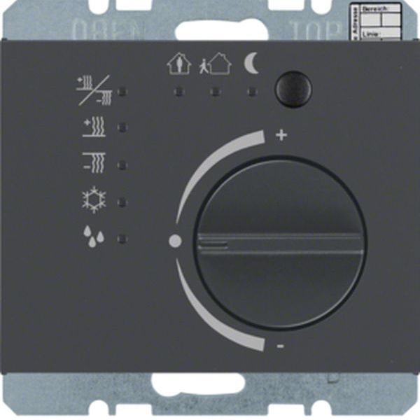 Berker Raumtemperaturregler 75441175 anthrazit matt