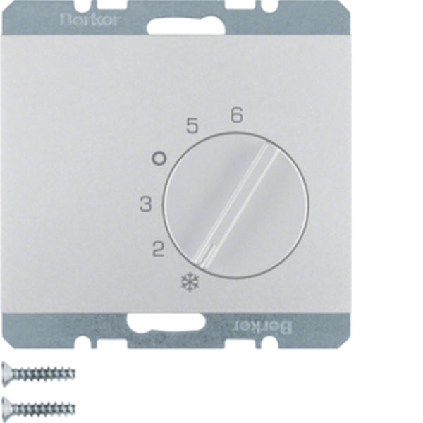 Berker Temperaturregler 20267103 alu