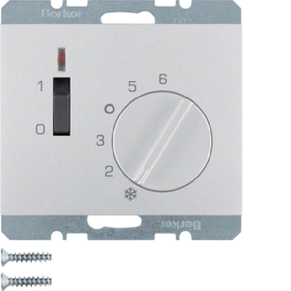Berker Temperaturregler 20307103 alu