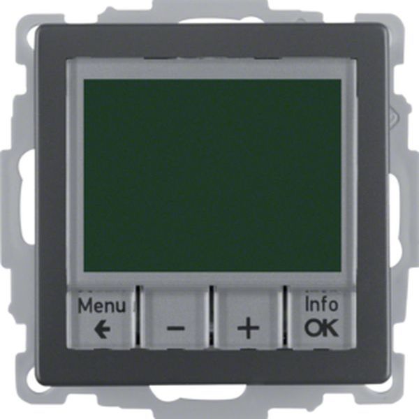 Berker Temperaturregler 20446086 anthrazit samt
