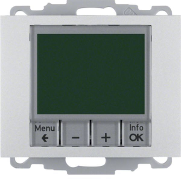 Berker Temperaturregler 20447103 alu