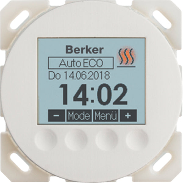 Berker Temperaturregler 20462089 R.x Serie 1930 polarweiß gl