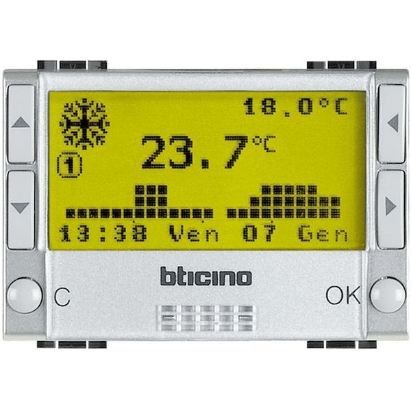 Bticino Chronothermostat mit Display Tech UP