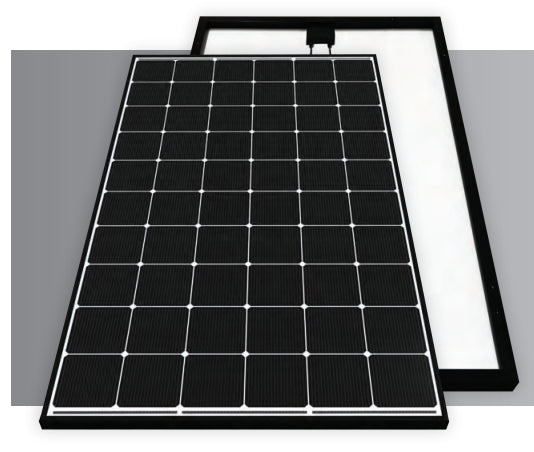 SolarTech Universal, LLC - Solarmodul - EPIQ - PERC - White on Black 300-315W PERC - Black on White - 305 - Art. 180228