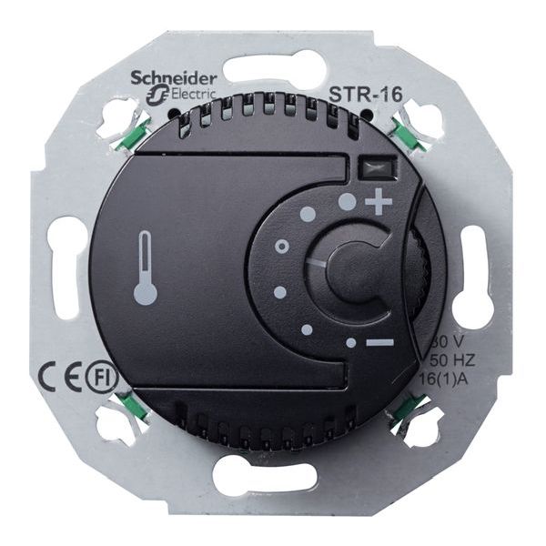 Elso Temperaturregler WDE011624 Zentralpl. schwarz Renova