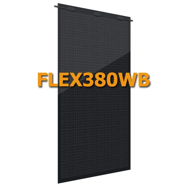 Tengying New Energy Technology Co., Ltd. - Solarmodul - FLEX380WB Flexible lightweight Solar Panel Black FLEX370B - Art. 216140