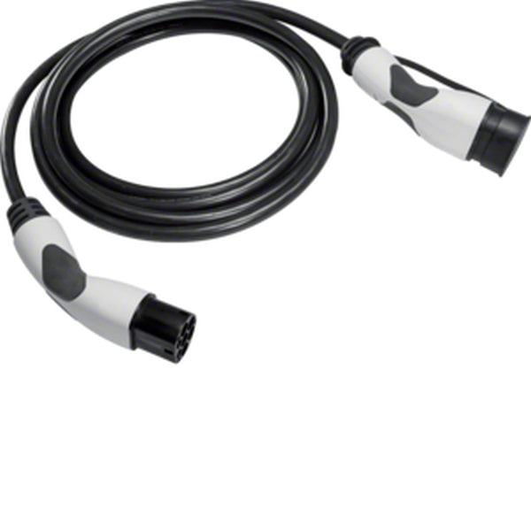 Hager Ladekabel XEV42253231 Mode 3 T2+T2 32A 3p schwarz