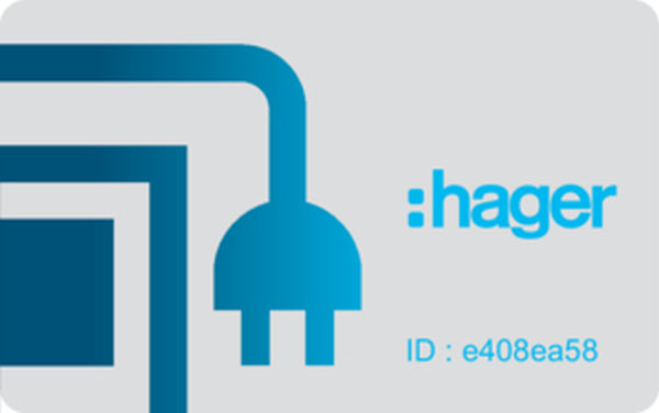 Hager RFID Karten Set XEVA410 Set 20 für Administrator