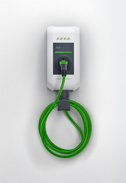 KEBA P30a E-Ladestation Wallbox Typ2 6m Kabel,22kW, RFID, GreenEd.