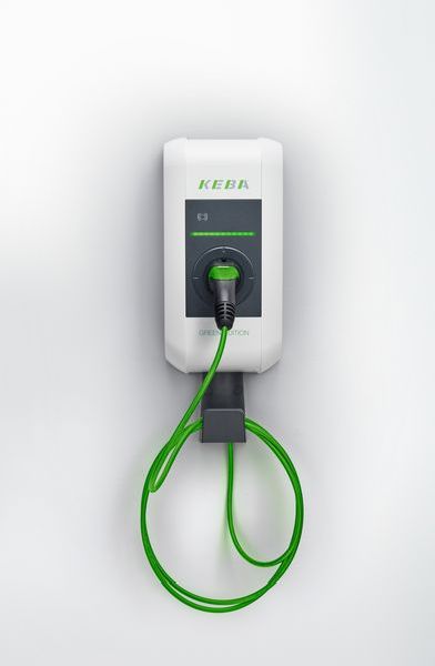 KEBA Ladestation Wallbox a-series EN Type2 3p 6m Cable 11kW-RFID