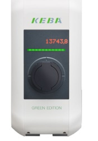 KEBA Ladestation Wallbox c-series EN Type2 Socket 22kW-RFID-ME