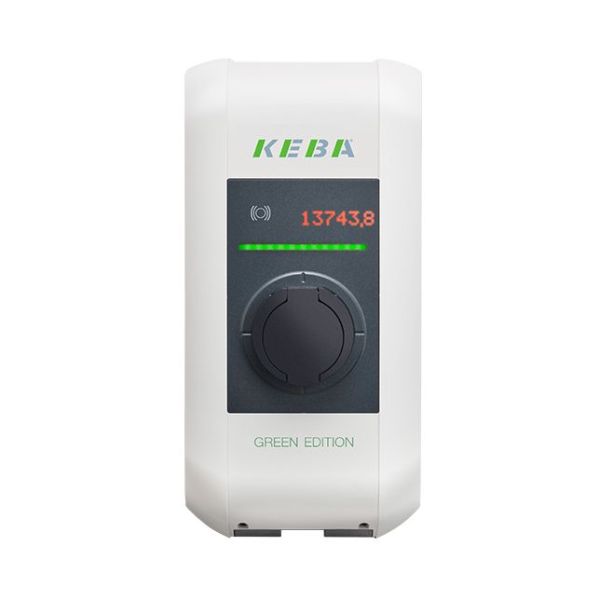 KEBA Ladestation Wallbox x-series EN Type2 Steckdose 22kW-4G-RFIDMID