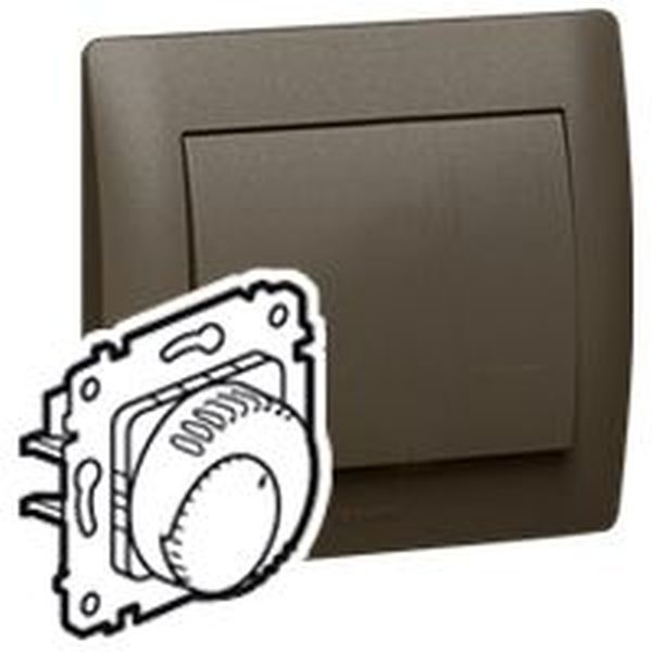 Legrand Raumthermostateinsatz 775692 Komfort Galea dark bronze