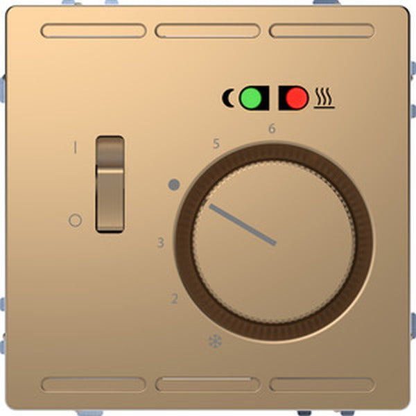 Merten Fussbodentemperaturregler 230V Champagnermetallic System Design