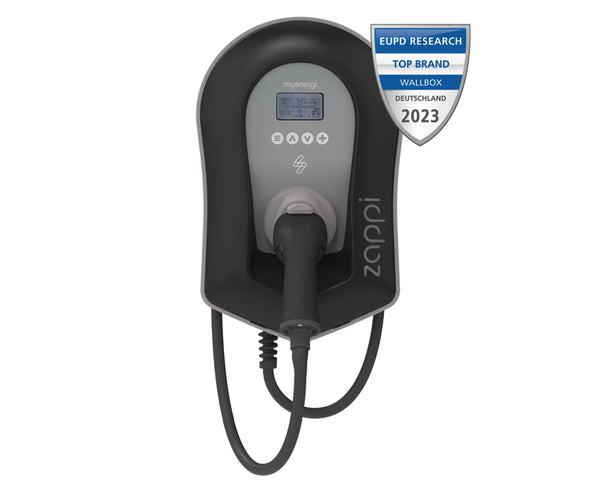 Myenergi ZAPPI-2H22TB-T Ladestation Wallbox V2 22kW TB-T 6,5m Kabel PV-Steuerung RCD