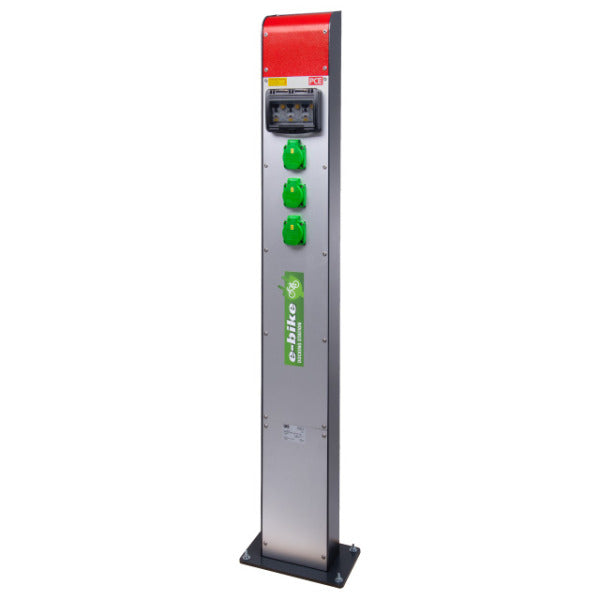 PC Electric Dockingstation Stahlsäule BV 3xSSDgn 1x9441 e-bikeVc5pE