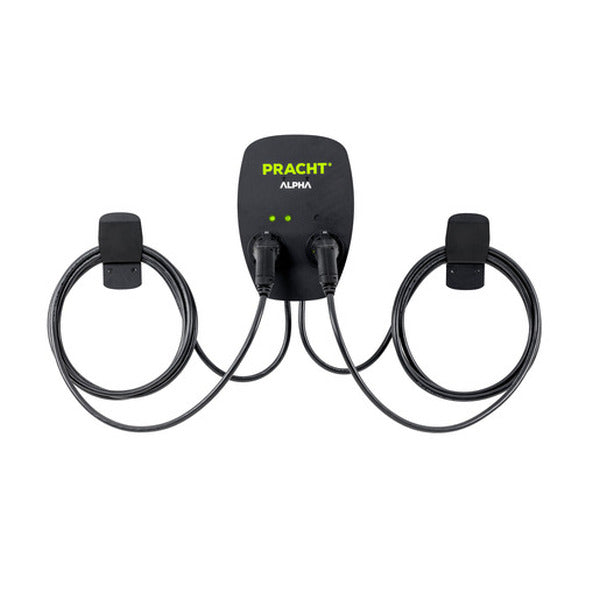 Pracht Ladestation Wallbox Alpha XT+ 2xT2 Ladekabel 5,5m 22kW RFID RS485 (NRG1012)