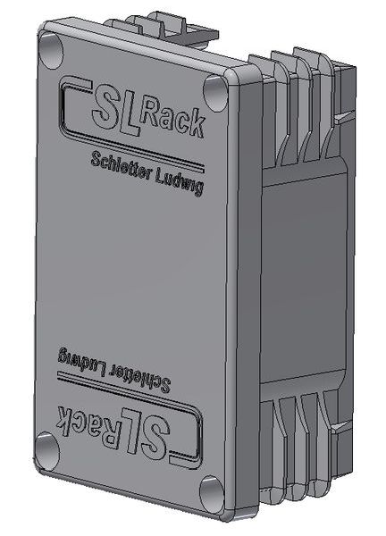 SL Rack Kunststoff-Endkappe RAIL 60 grau