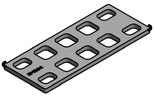 SL Rack Unterlegplatte 2 mm f. Dachhaken