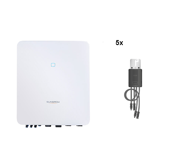 SUNGROW + BRC Solar Wechselrichter SH5.0RT-20-V11 + 5x Power Optimizer M500/14