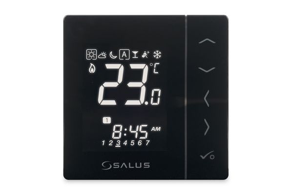 Salus Controls Raumthermostat VS30B Digital UP-Einbau schwarz