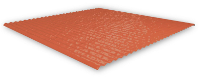 K2 SYSTEMS Montagesysteme METALLABDECKUNG SINGLEHOOK FLATTILE, ROT