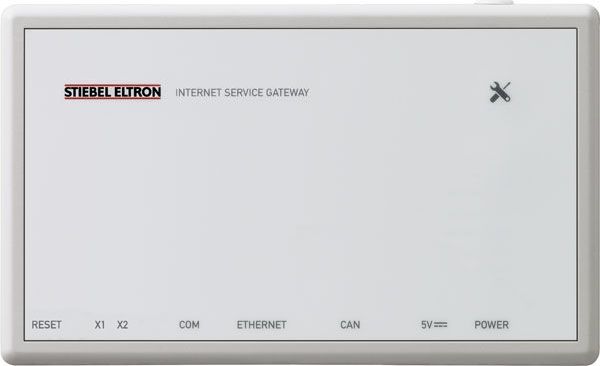Stiebel Eltron Internet Service Gateway ISG web