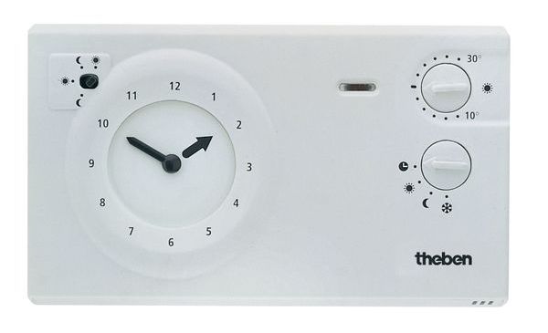 Theben Uhrenthermostat RAM722S weiss Tagesprogramm