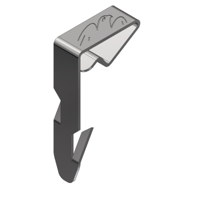 Van der Valk Edelstahl-Montageclip-Stützblock -Art. VDV-760209